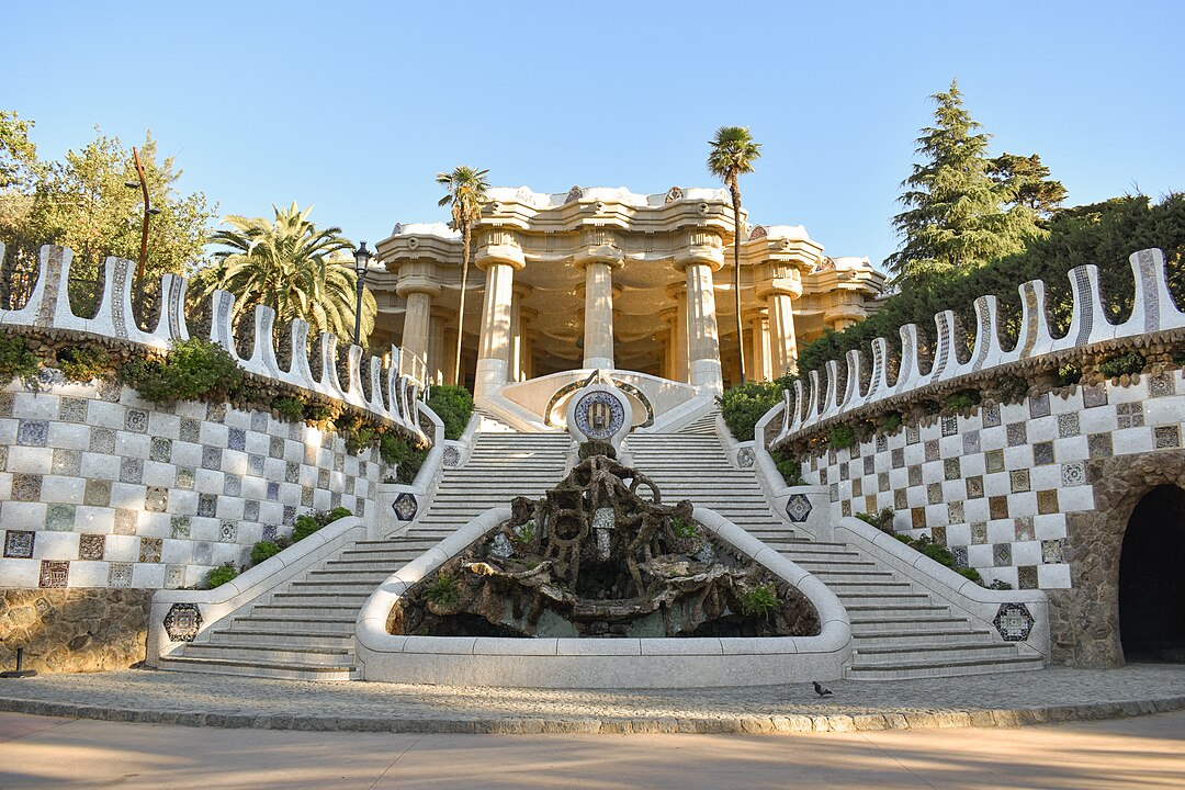 Park Güell, conceived by Antoni Gaudí as a garden city and today a public park