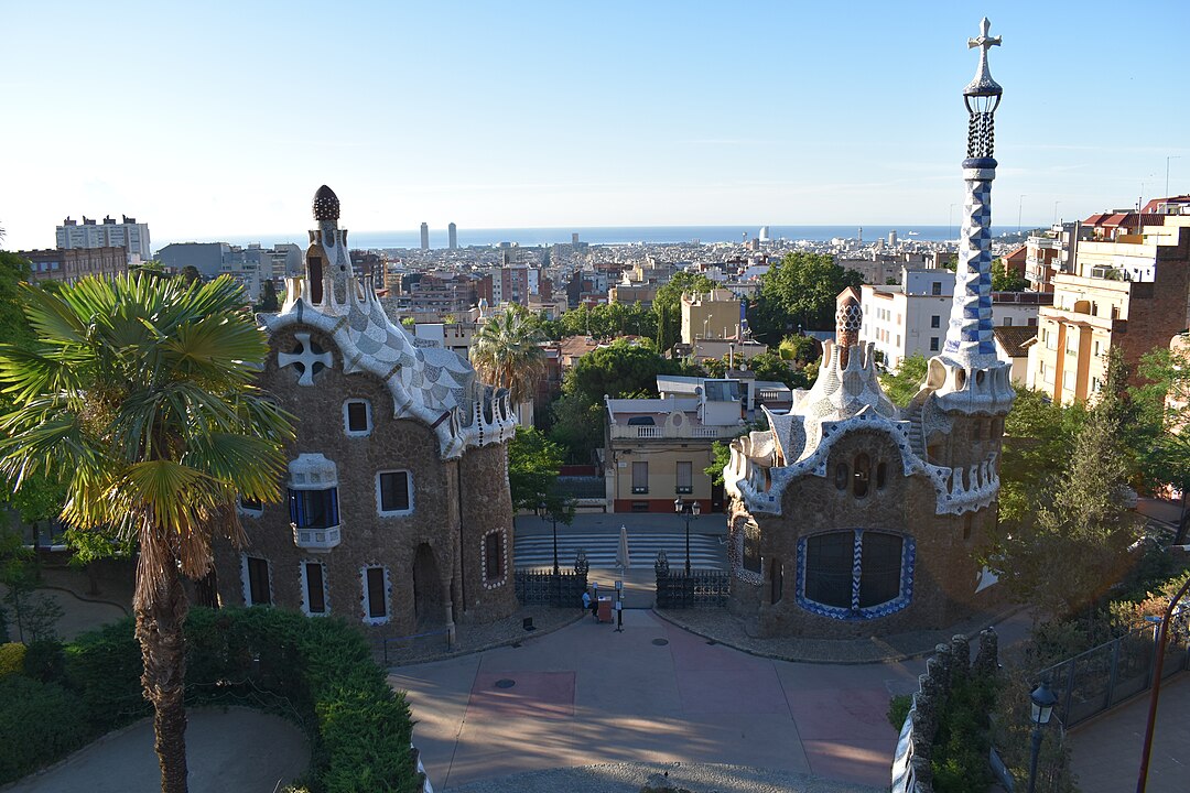 Park Güell, conceived by Antoni Gaudí as a garden city and today a public park