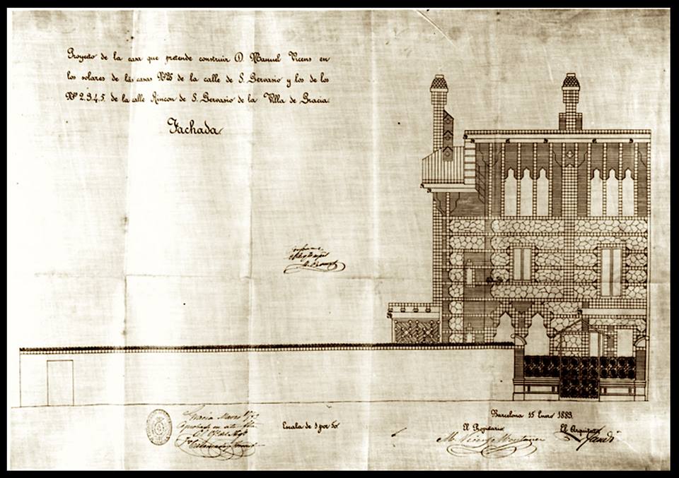 Casa Vicens, Antoni Gaudí’s first major residential work and a landmark of Catalan modernism