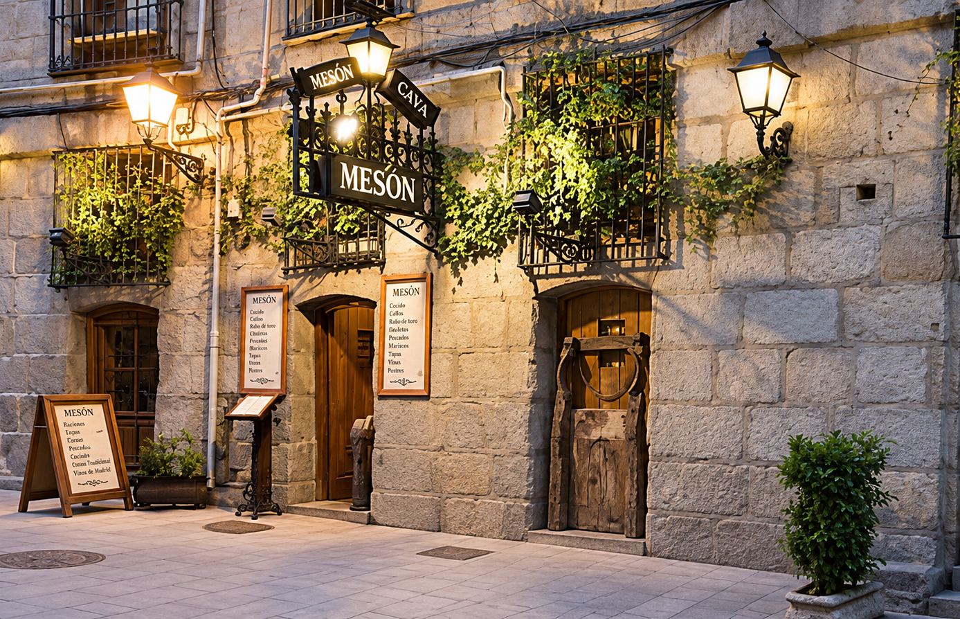 The Mesones of Cava de San Miguel: Where to Eat Tortilla, Boquerones and Mushrooms near Madrid’s Plaza Mayor